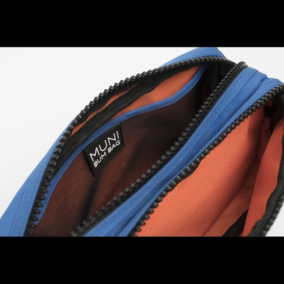 Royal Blue cross body bag - double - Picture 3 of 3